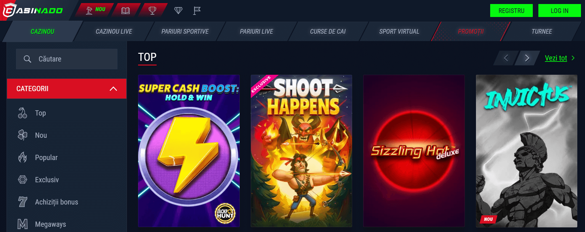 casinado casino online spania