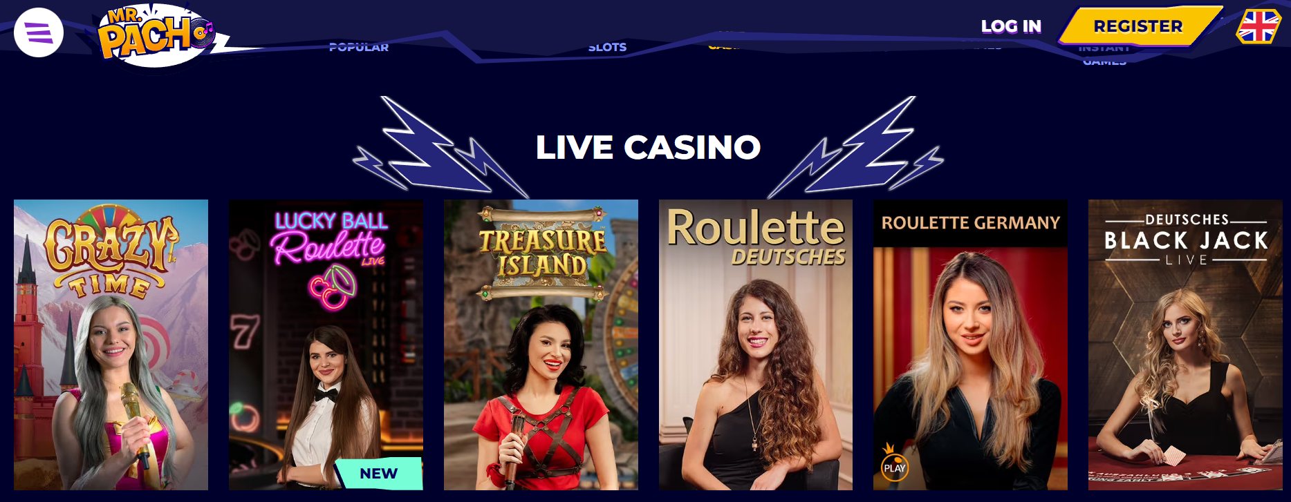 LIVE CASINO MRPACHO SPANIA