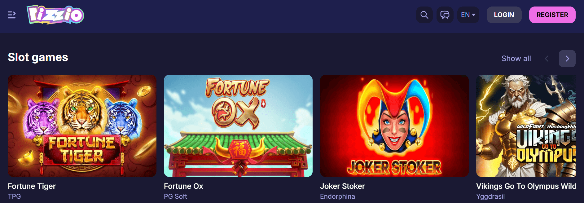 RIZZIO CASINO ONLINE SPANIA