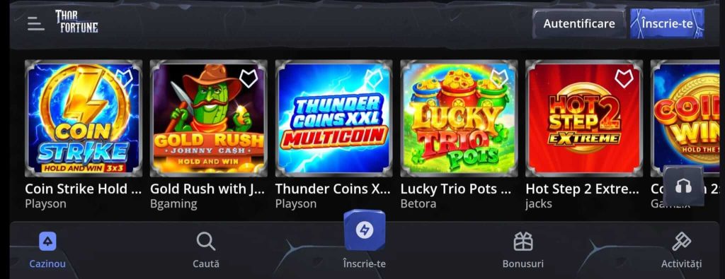 thor fortune casino online spania